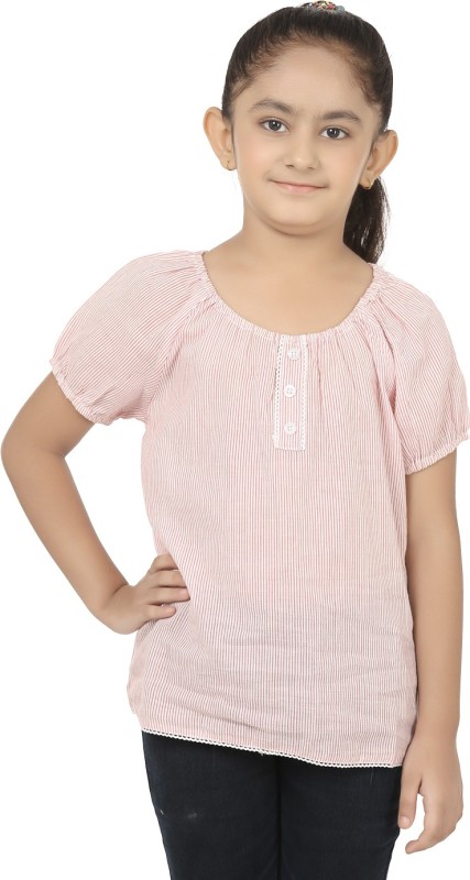 Eves Pret A Porter Girls Casual Cotton Blend Top(Red, Pack of 1) RS.309 (74.00% Off) - Flipkart
