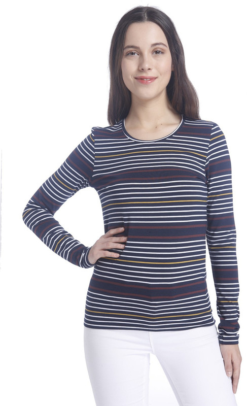 Vero Moda Casual Full Sleeve Striped Women Multicolor Top