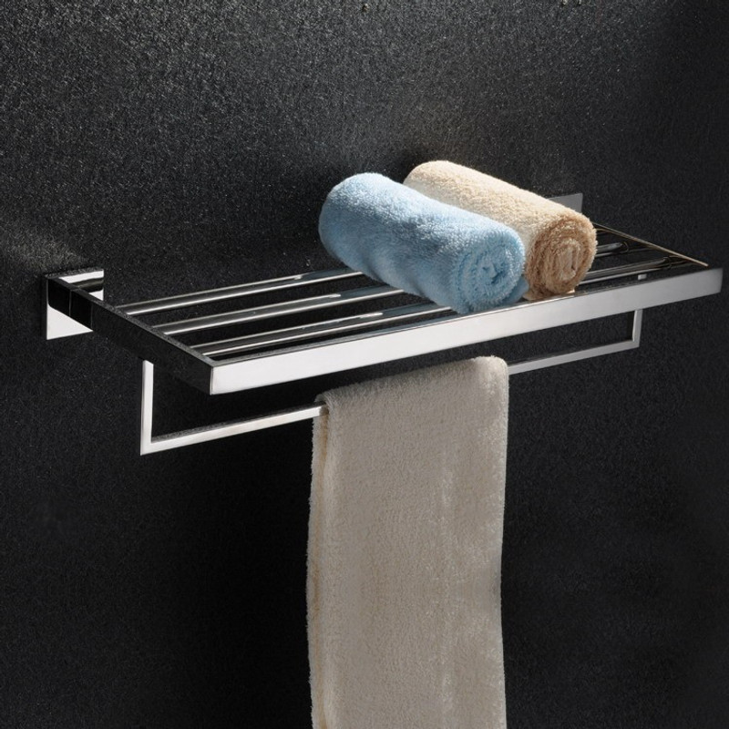 addor square towel rack chrome Towel Holder(Brass)