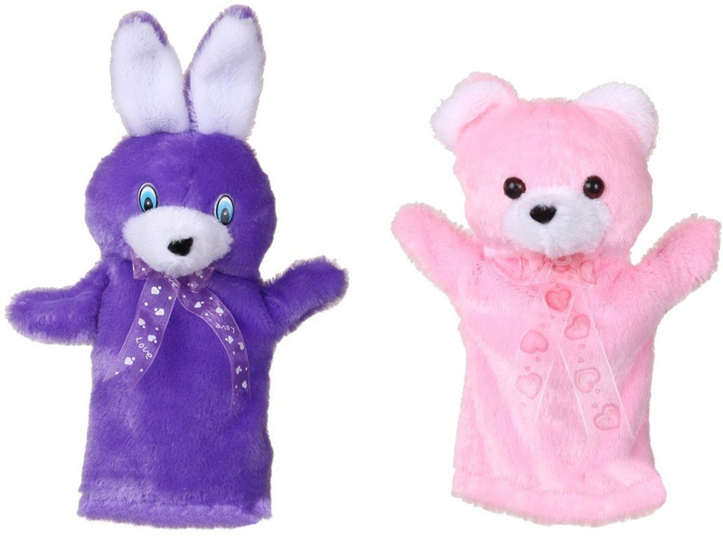 Deals India Teddy and Bunny (Set of 2) Hand Puppets(Pack of 2)