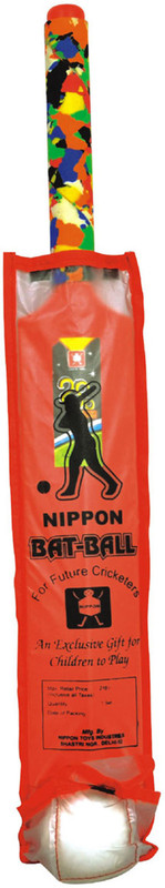 Nippon Senior Bat Ball (Pouch) Cricket Kit Nippon Senior Bat Ball (Pouch) Cricket Kit