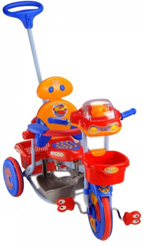MeeMee 2 in 1 Baby Tricycle and Rocker (Blue) BT-860 Tricycle(Red, Blue)
