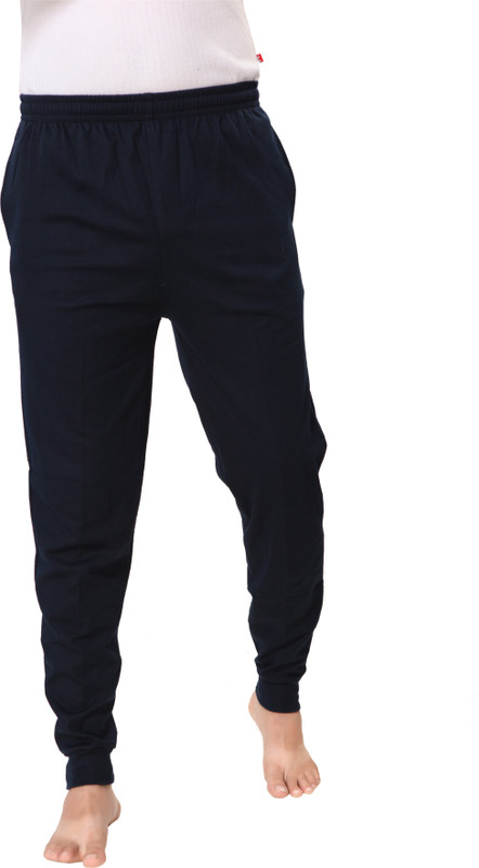Kanter Solid Men Dark Blue Track Pants