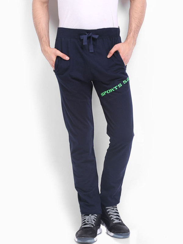 Sports 52 Wear S52WWWT08. Solid Men Blue Track Pants