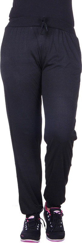 gag wears Solid Women Black Track Pants