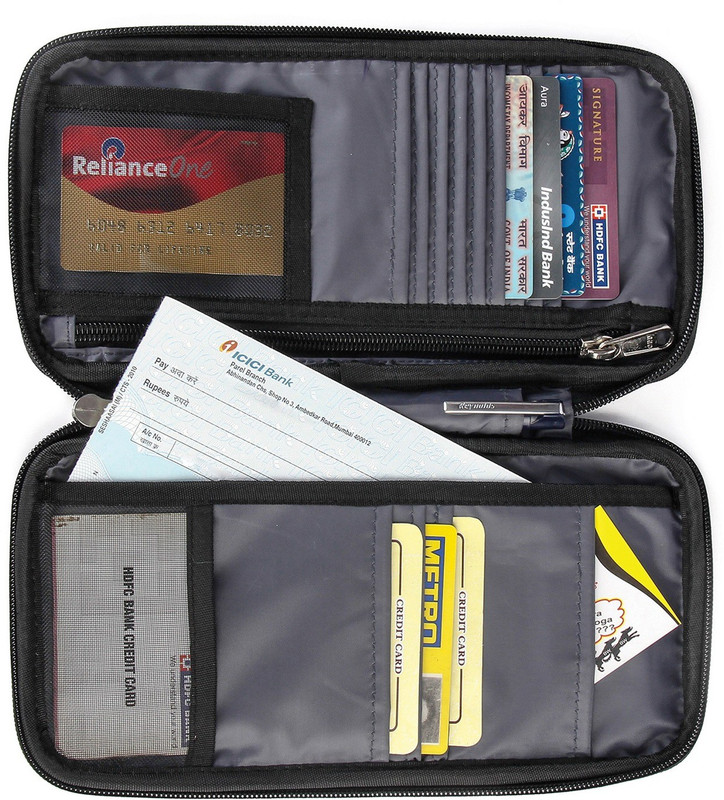 POVO Passport Pouch(Black)