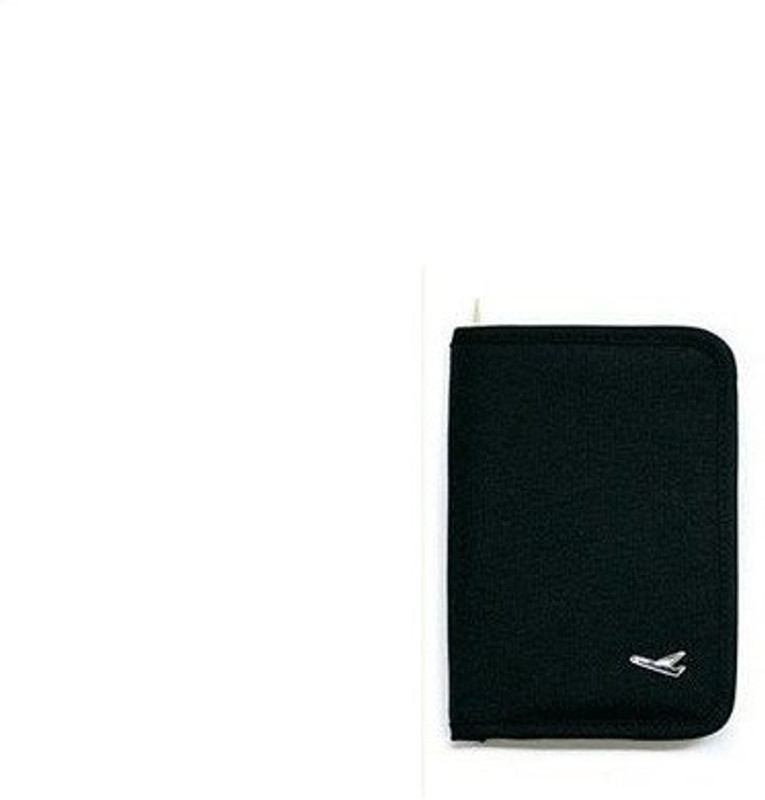 Everyday Desire Sleek Travel Passport Organizer Wallet With Zip For Credit Card -Grey(Multicolor)
