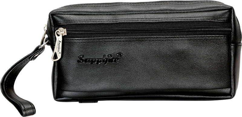 Sapphire Cosmetic Pouch(Black)