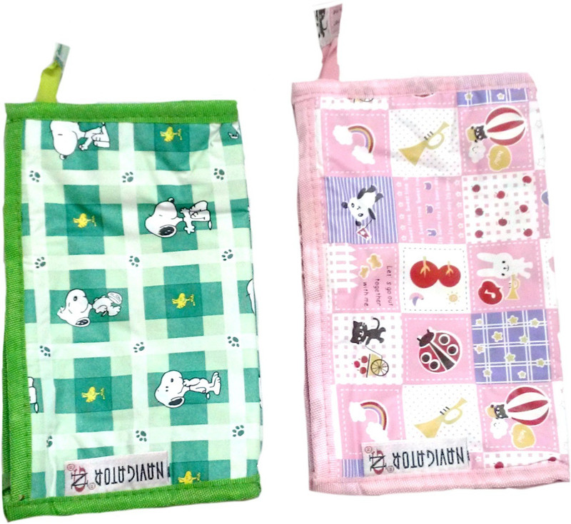 Navigator Cosmetic Pouch(Green, Pink)