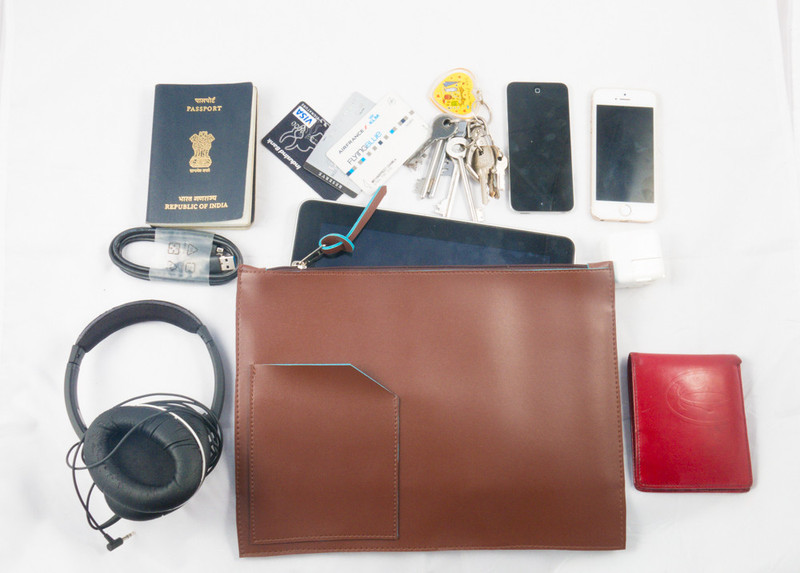 Harp Passport Pouch(Brown)
