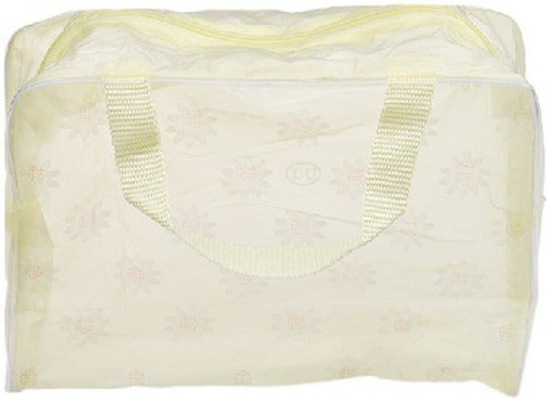 Futaba Printed Pouch Travel Toiletry Kit(Yellow)