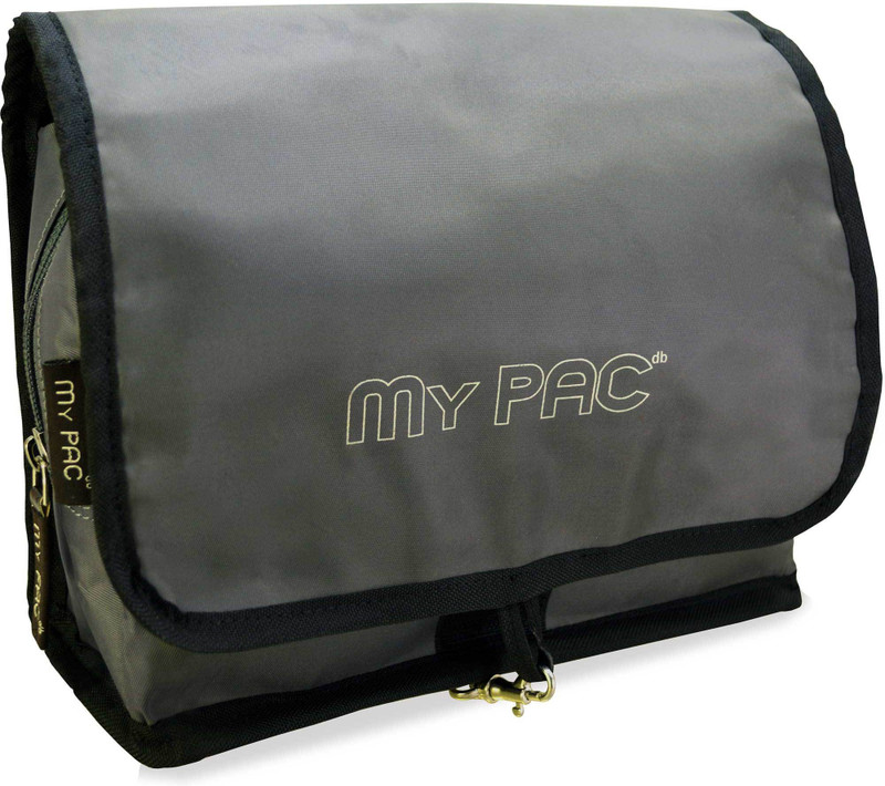 My Pac Db my pac Vivaa travel toiletry kit and cosmetic organizer bag Steel Grey C11566-11 Travel Toiletry Kit(Grey)