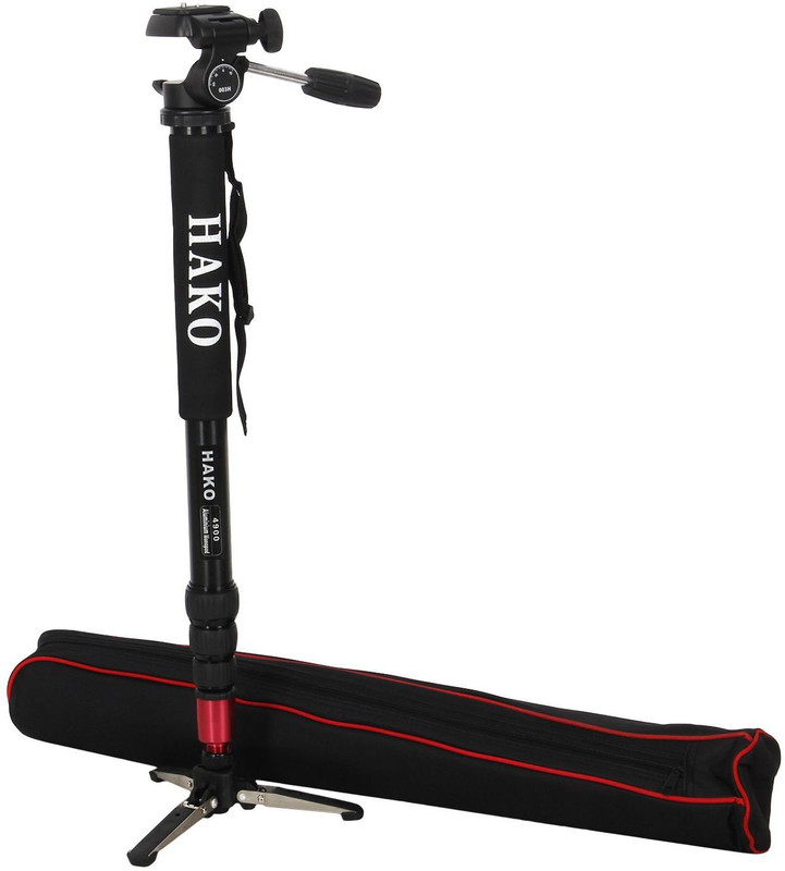 Hako Dv 4900 Monopod(Black, Supports Up to 4500 g)