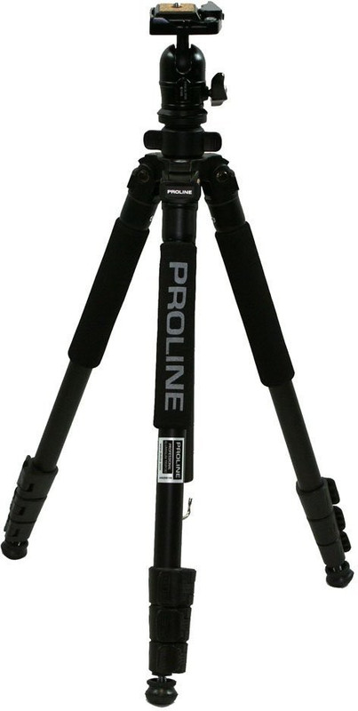 Dolica AX620B100 62-Inch Proline Tripod and Ball Head Tripod Ball Head(Black, Supports Up to 5987 g)