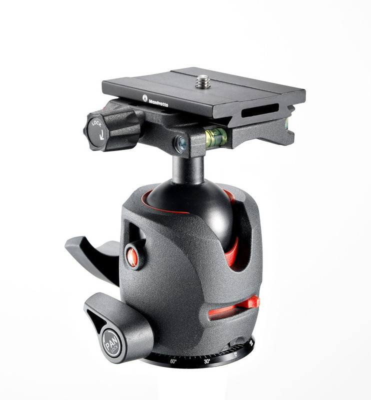 Manfrotto MH054M0-Q6 Tripod Ball Head(Black, Supports Up to 10000 g)