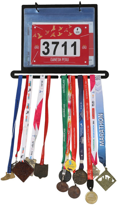runwynd All In One Bib Display & Medal Hanger Unit Trophy(L)