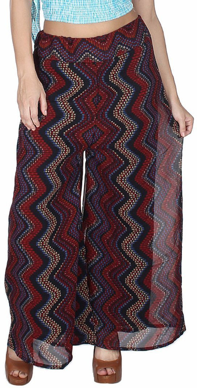 Ahaana Fashion Printed Pure Georgette Women Harem Pants