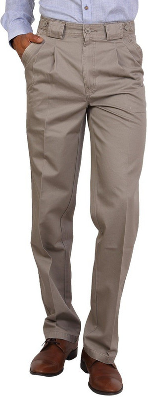 Bottoms Regular Fit Men Beige Trousers