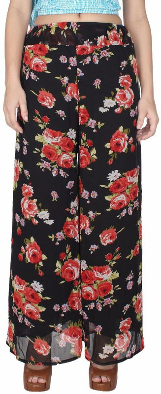 Ahaana Fashion Floral Print Pure Georgette Women Harem Pants