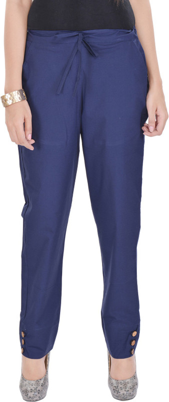 Padma Regular Fit Women Blue Trousers