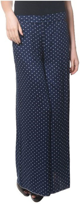 Pop Cherry Regular Fit Women Dark Blue Trousers