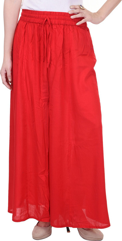 Raaz Regular Fit Women Red Trousers