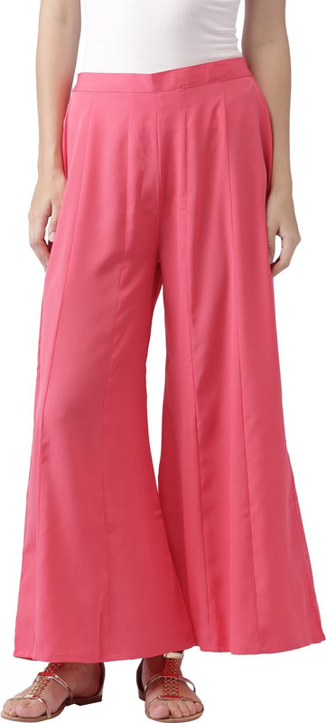 Gerua Regular Fit Women Pink Trousers