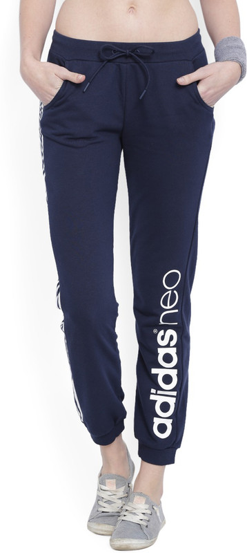 ADIDAS Regular Fit Women Blue Trousers