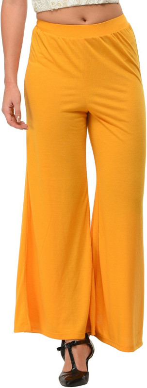 Frenchtrendz Regular Fit Women Yellow Trousers