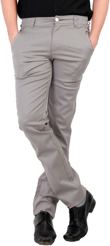 Wood Slim Fit Men Beige Trousers