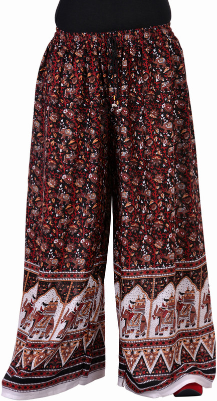 Soundarya Palazzo Regular Fit Women Multicolor Trousers