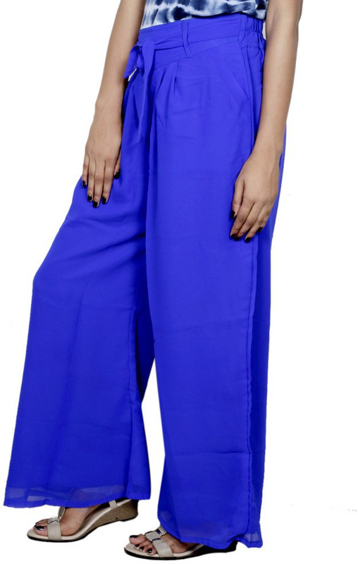 Tullis Flared Women Blue Trousers
