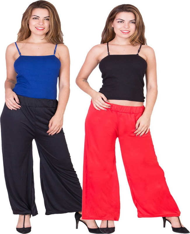 Keep Sake Regular Fit Women Black, Red Trousers
