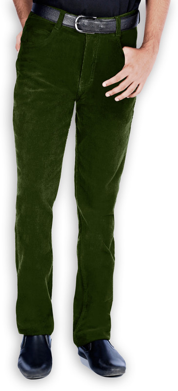 Uber Urban Regular Fit Men Green Trousers