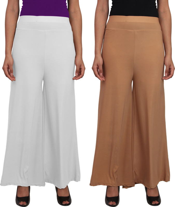 Su&Jay Regular Fit Women White Trousers