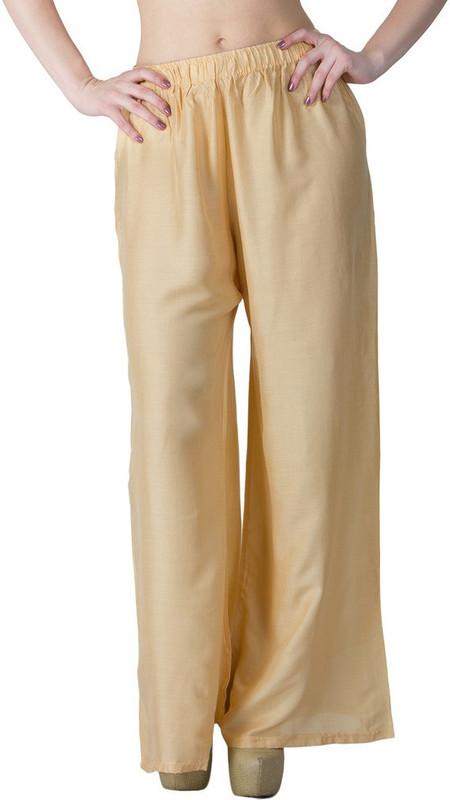 Smexy Regular Fit Women Gold Trousers