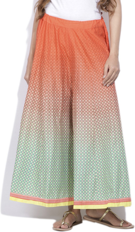 Imara Regular Fit Women Orange Trousers