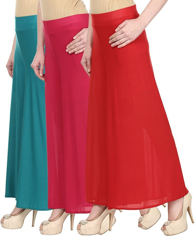 Christy World Regular Fit Women Light Green, Yellow, Pink Trousers