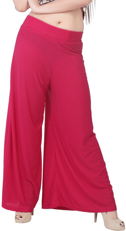 Bottoms More Slim Fit Women Pink Trousers
