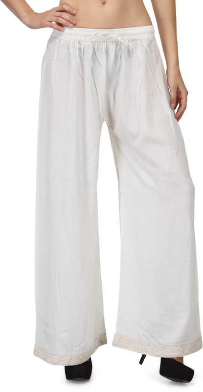Akshiti Regular Fit Women White Trousers