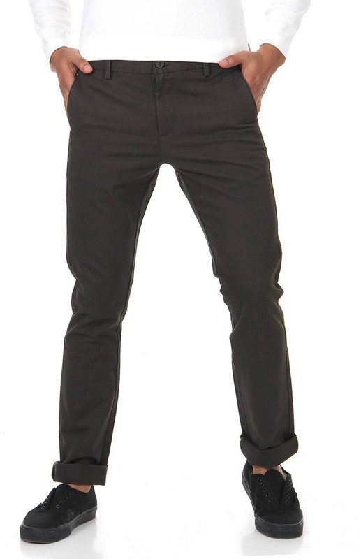 Shapes Slim Fit Men Brown Trousers