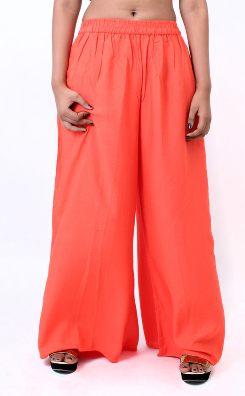Cay Regular Fit Women Orange Trousers