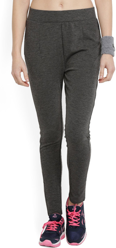 Allen Solly Regular Fit Women Grey Trousers