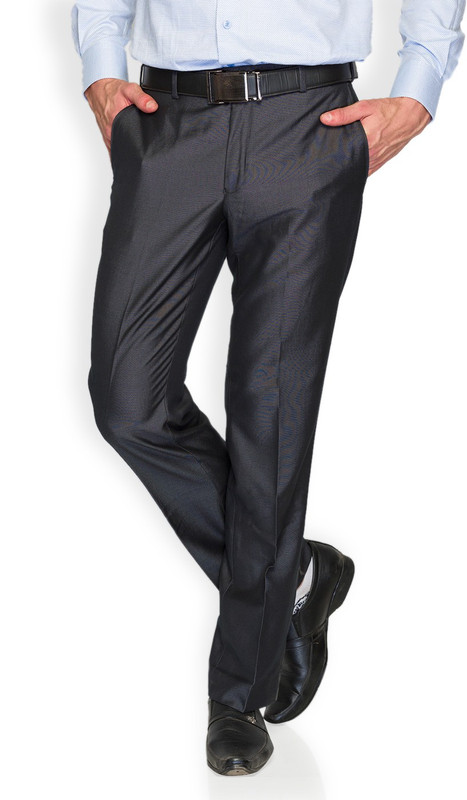 Park Avenue Slim Fit Men Grey Trousers