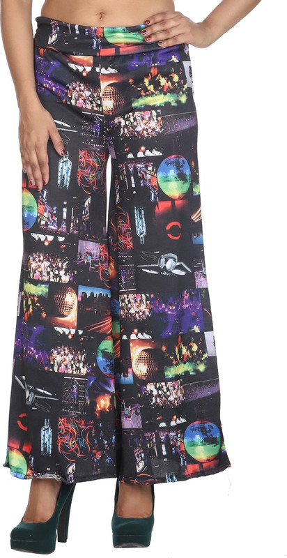 Rajrang Summer Cool Regular Fit Women Black, Purple, Red Trousers