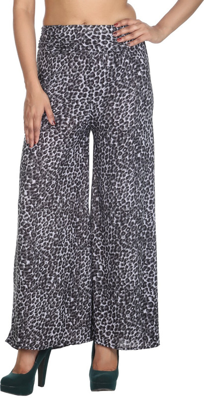 Rajrang Summer Cool Regular Fit Women Grey, Black Trousers