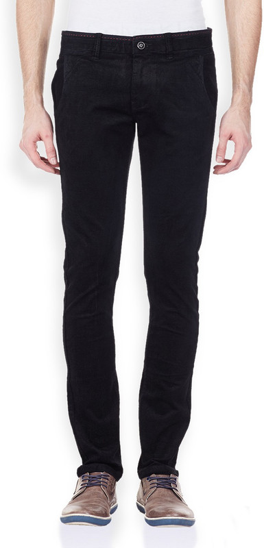 Bandit Slim Fit Men Brown Trousers