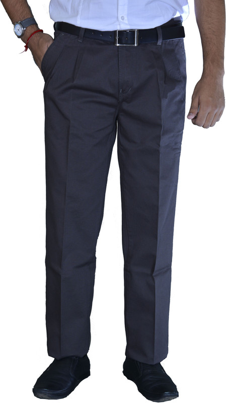 Studio Nexx Chinos Regular Fit Men Grey Trousers