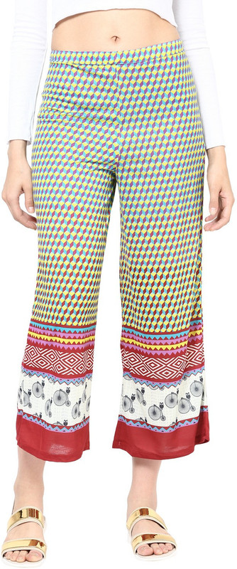 Fritzberg Regular Fit Women Purple Trousers