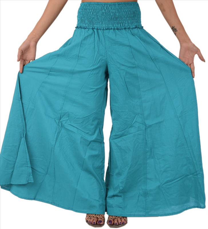 Skirts & Scarves Regular Fit Women Blue Trousers